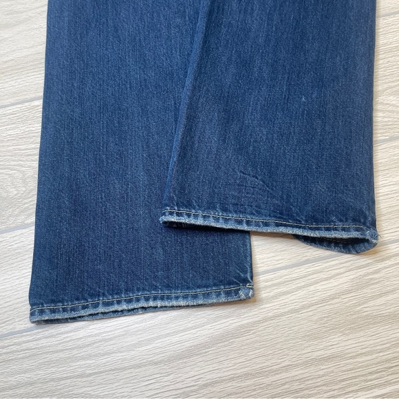 Abercrombie Kilburn Low Rise Boot Button Fly Dark Wash Denim Jeans Boys 14 Slim - Picture 6 of 14